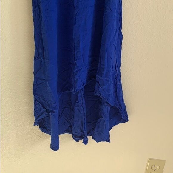 Royal blue high-low dress - Picture 4 of 9